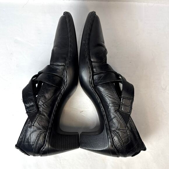 Josef Seibel Marissa Black Leather Mary Jane Heel Pump Shoes Size US 7-7.5 - Picture 4 of 10